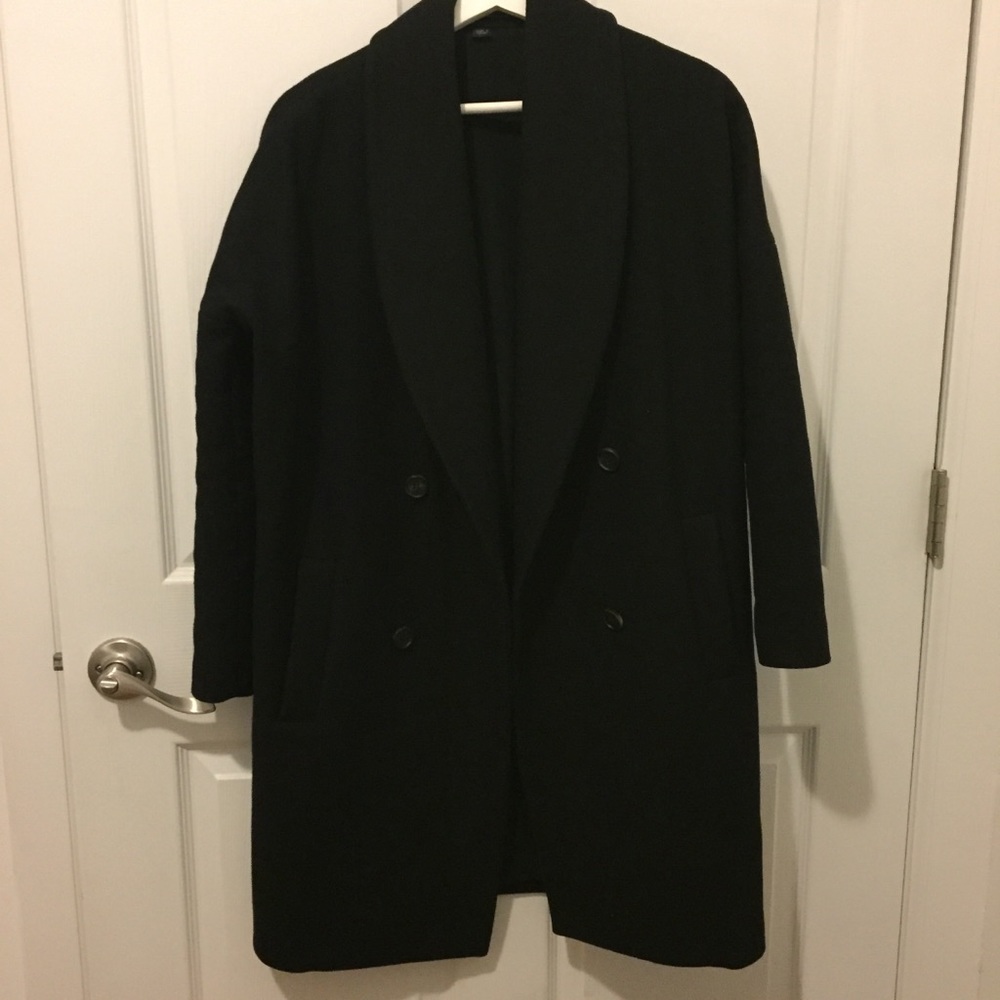 All Saints XS Black Winter Coat